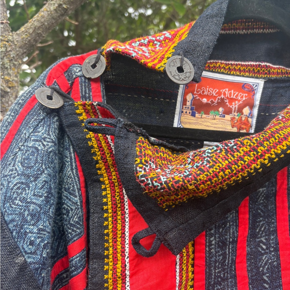Vintage Laise Adler Bohemian Patchwork Jacket